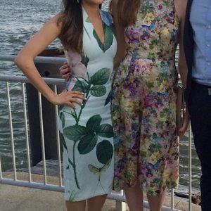 Ted Baker Mint Green Floral Sheath